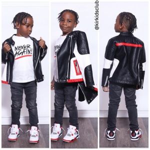 Faux leather jacket